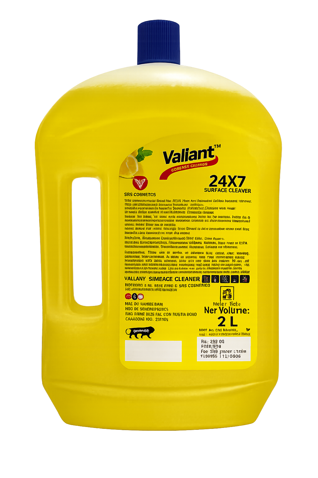 Valient 2 Ltr Lime Fresh Surface Cleaner