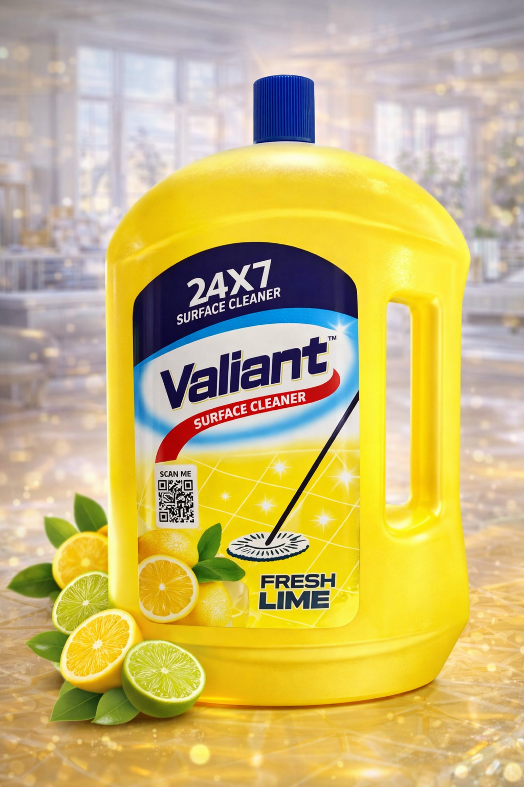 Valient 2 Ltr Lime Fresh Surface Cleaner