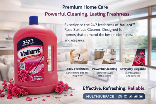 Valient Surface Cleaner 2 Ltr Rose Fresh