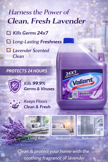 Valiant Lavender Fresh 5 Ltr Surface Cleaner