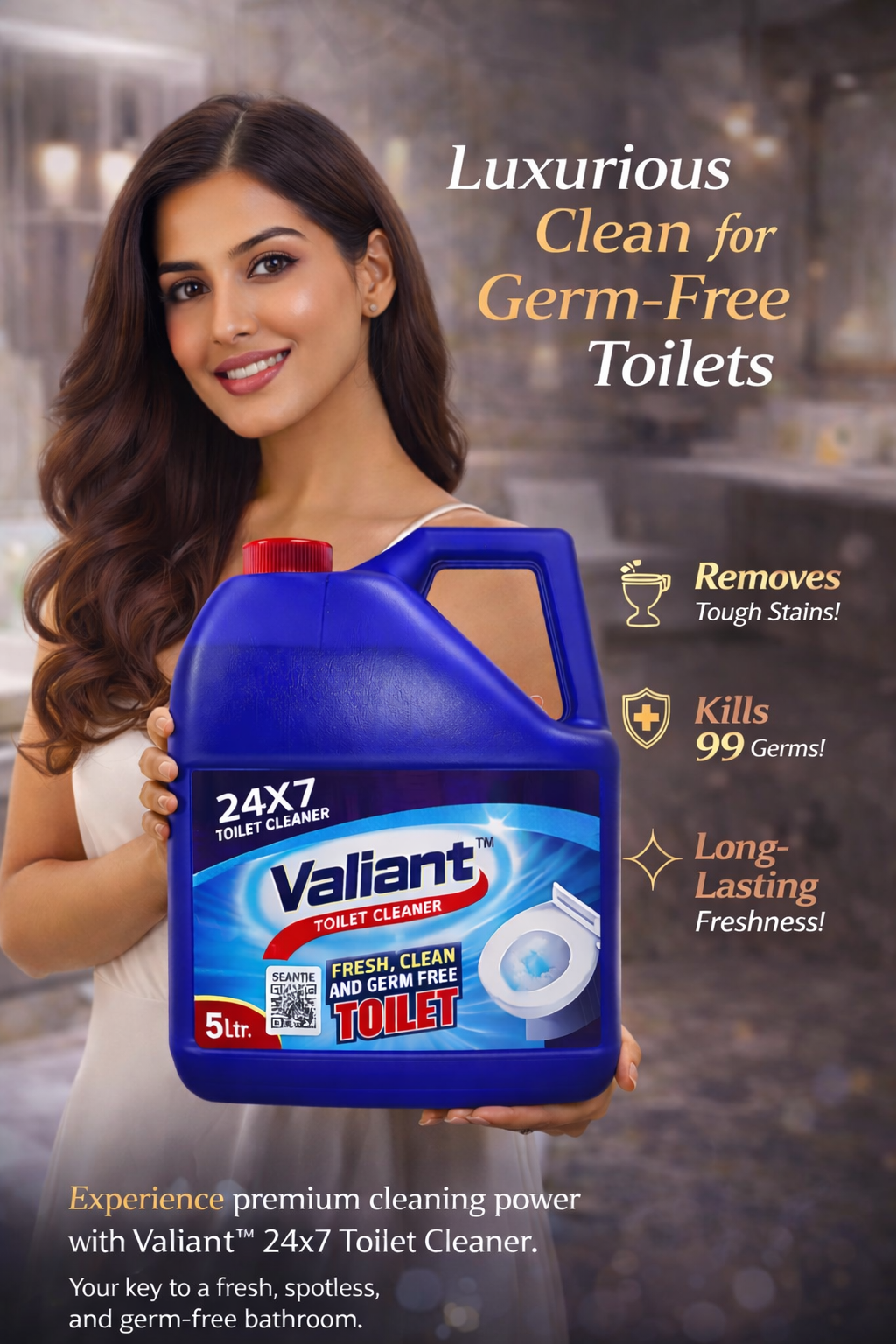 Valiant Toilet Cleaner 5 Ltr