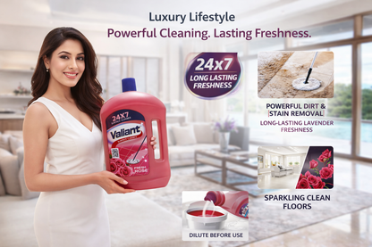 Valient Surface Cleaner 2 Ltr Rose Fresh