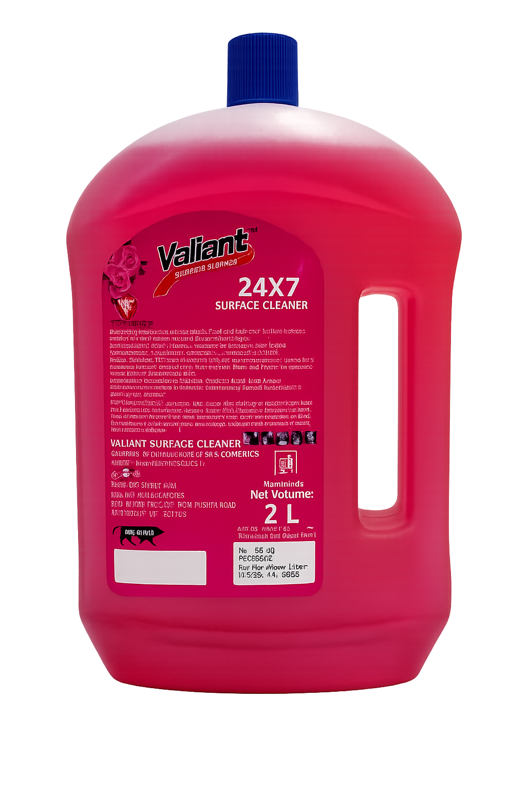 Valient Surface Cleaner 2 Ltr Rose Fresh